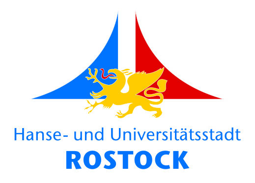 Das Logo des Hanse- und Universitetsstadt Rostock